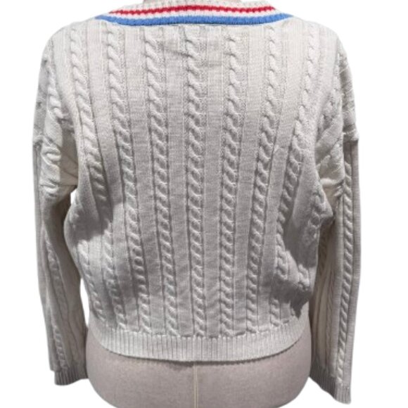 Prince x Target Pickleball Tennis Preppy Cable Knit Women's Cardigan (Size XXL) - Picture 5 of 14